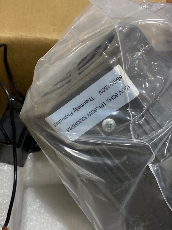 Photo 1 of S-0730 Ice Machine Motor for Hoshizaki Ice Machine, Pump Assy Motor for Hoshizaki Ice Maker KM-1200S KM-1300S KM-1600S, Come with Capacitor and 16in Cable & Plug