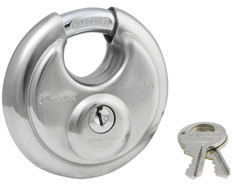 Photo 1 of ***MISSING KEYS*** Master Lock Stainless Steel Shielded Padlock