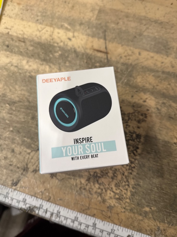 Photo 1 of Bluetooth Speaker Wireless,IP67 Waterproof & Dustproof Portable Speaker with Lights,15W Loud Stereo Sound, 2500mAh Battery All Day Playtime, TWS Pairing, BT5.3, Home/Party/Outdoor/Beach (Black)