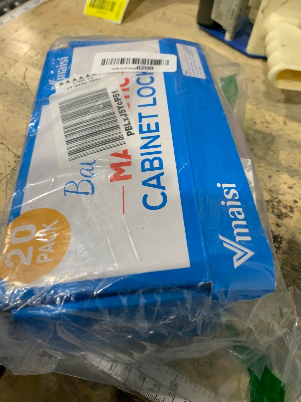 Photo 1 of 20 Pack Magnetic Cabinet Locks Baby Proofing - Vmaisi Children Proof Cupboard Drawers Latches - Adhesive Easy Installation