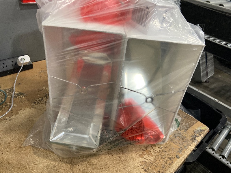 Photo 1 of ***UNTESTED/HAS MINOR DAMAGES GLASS DECO PANEL FELL OFF LAMP STRUCTURE/ 1 LAMP SHADE IS DENTED**** Modern Table Lamp Set of 2 Touch Control, Silver Mirror Diamond Crystal Bedside Lamp with USB C+A Ports, 3-Way Dimmable Mirrored Nightstand Lamps White Fabr