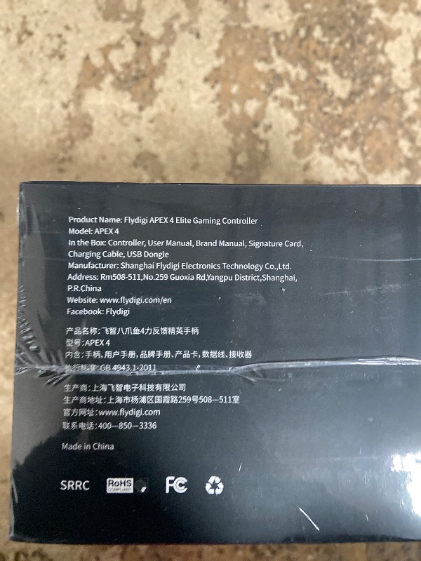 Photo 3 of FLYDIGI APEX 4 Wireless PC Controller Forceflex Joystick Forceadapt Trigger 1000Hz Report Rate Full-Color LCD Display 1500mAh Battery Stereo Vibration PC/Switch/Switch2/TV/Android/Laptop