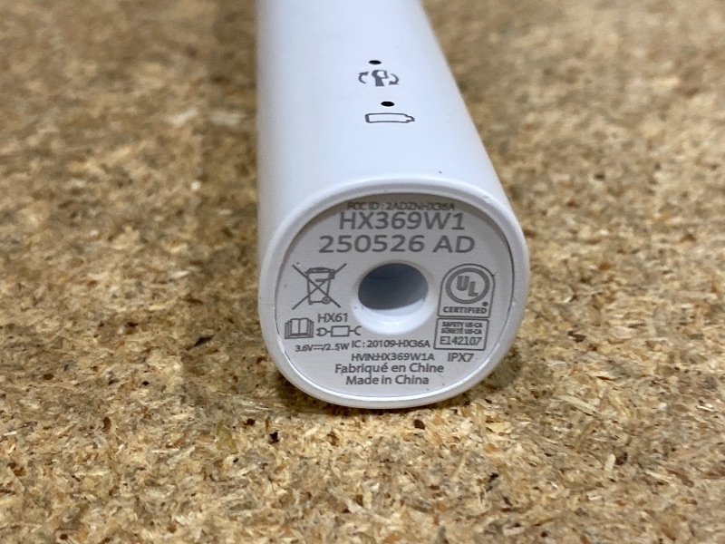 Photo 1 of Philips Sonicare 4100 Rechargeable Electric Toothbrush, with Pressure Sensor, 2 Intensity Settings, SmarTimer and QuadPacer, 14-Day Battery Life, White, Model HX3681/23