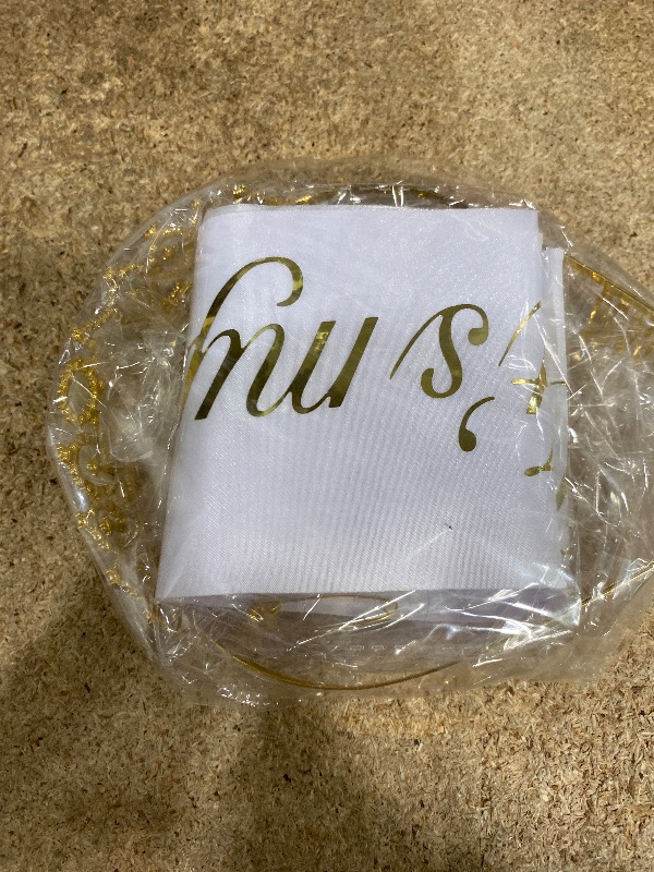 Photo 1 of 18th Birthday Decorations for Girls with 18th Birthday Sash White and Tiara Gold, Number Candles Gold, 18 Year Old Girl Gifts