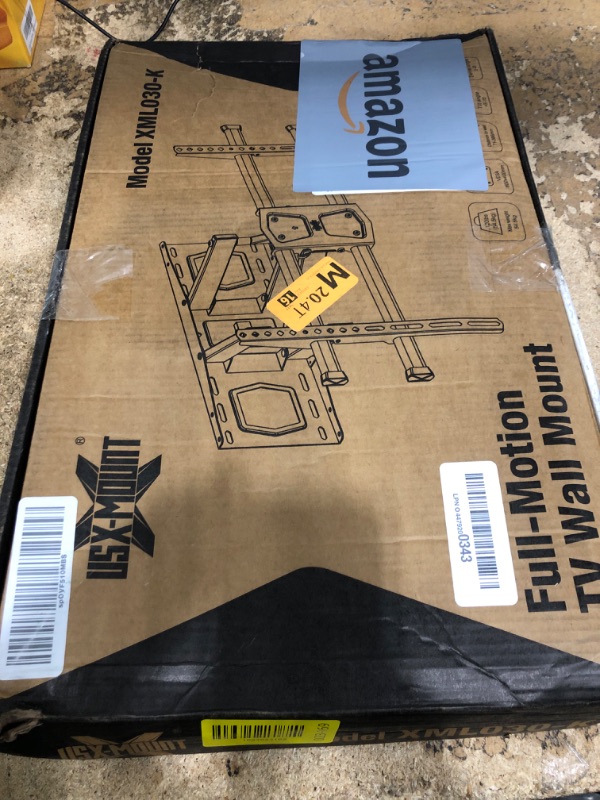 Photo 1 of (used)(incomplete)  MOUNT Full Motion TV Wall Mount for 42-80 Inch TVs up to 120lbs, TV Bracket with Articulating Swivel Tilt Extension Leveling