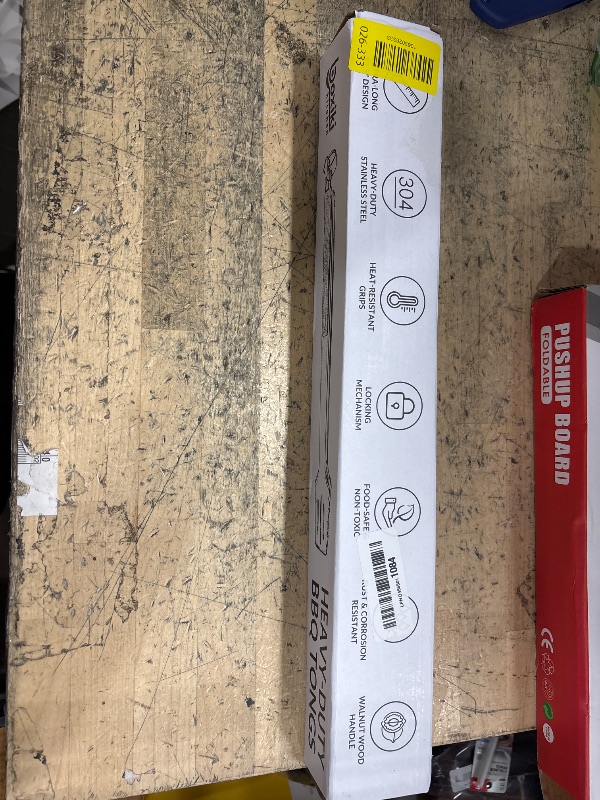 Photo 1 of 17-Inch Grill Tongs for Outdoor Grilling - Heavy Duty Stainless Steel Tongs with Luxurious Walnut Grip & Premium Gift Pouch - Extra Long BBQ Tongs for Grilling, Smoker & Outdoor Cooking