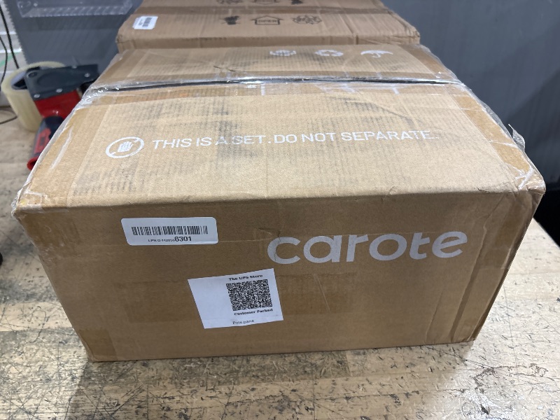 Photo 1 of **************MISSING ITEMS****************
CAROTE Nonstick Pots and Pans, Induction Cookware Set Kitchen Cooking Sets, Non Stick w/Frying Pan (PFOS, PFOA Free), Black, 16pcs