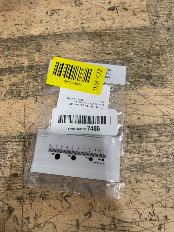 Photo 1 of 10 Sets fine 925 Sterling Silver Safety Lobster Claws Clasp with Closed Jump Rings Connect Necklace or Bracelet (Lobster 8mm (Tiny))