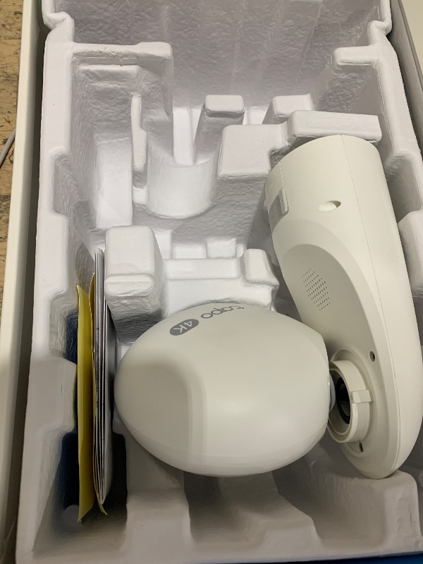 Photo 1 of Tapo 4K Outdoor Camera Wireless, Battery Camera w/Solar Panel, Pan/Tilt, 360° View, 24/7 Capture, Free Person/Vehicle Detection, Night Vision, SD/Cloud, Works w/Alexa and Google Home, VistaCam 360