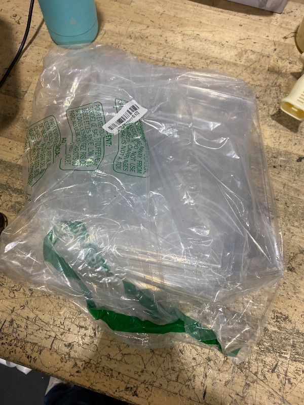 Photo 1 of *** MISSING BASE STANDS FOR DISPLAYS**** EHWINE Acrylic Sign Holder 8.5 x 11, 10 Pack Double-Sided Stand up Table Top Sign Holders, Clear Acrylic Picture Frame Menu Flyer Paper Holder Display Stand for Office Business Store Wedding Party