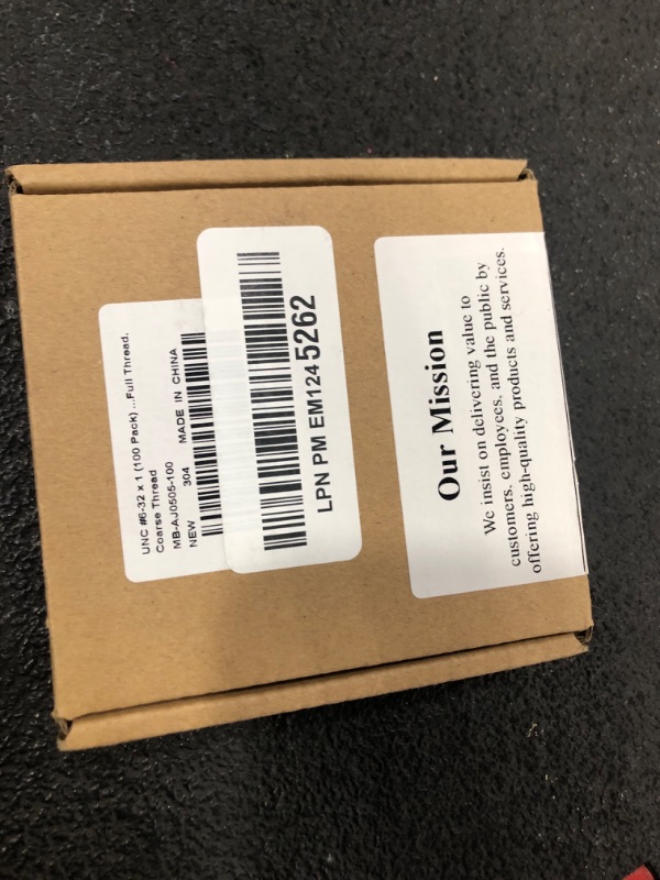Photo 1 of #6-32 x 1 (100 Pack) Phillips Flat Head Machine Screws, Stainless Steel 304 (18-8), UNC Coarse Thread, Countersunk Head Machine Screws, Phillips Drive #2