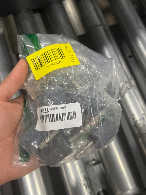 Photo 1 of ??????? 10 Pcs 25 mm Cylindrical Shape Mounted Grinding Stone - 1/4 Inch Hex Shank Aluminum Oxide Sharpening Bits for Drill Rotary Tool