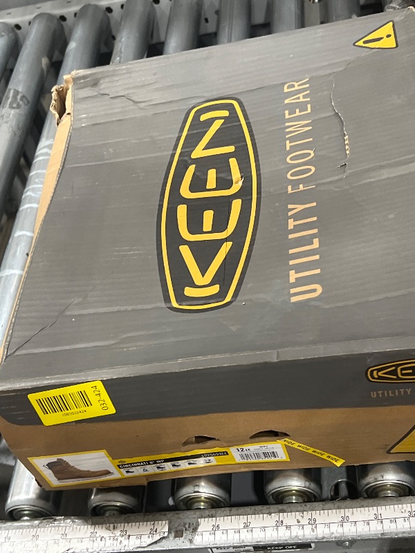 Photo 1 of (used)(see images) KEEN Utility Men's Cincinnati 8" Waterproof Composite Toe Wedge Work Boots US 12ee