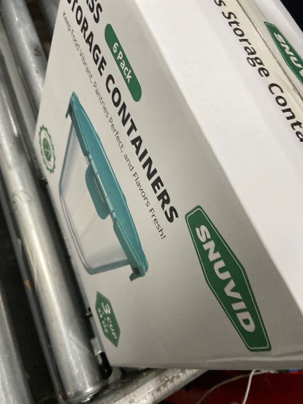 Photo 1 of [UPGRADED LID] 6 Sets 3 Cup Glass Meal Prep Containers with Lids, Food Storage Bowl Jars for Leftover Lunch Meal Oats Salad Soup Fruit Snack Yogurt - Microwave, Oven, Freezer Safe, BPA Free, Airtight