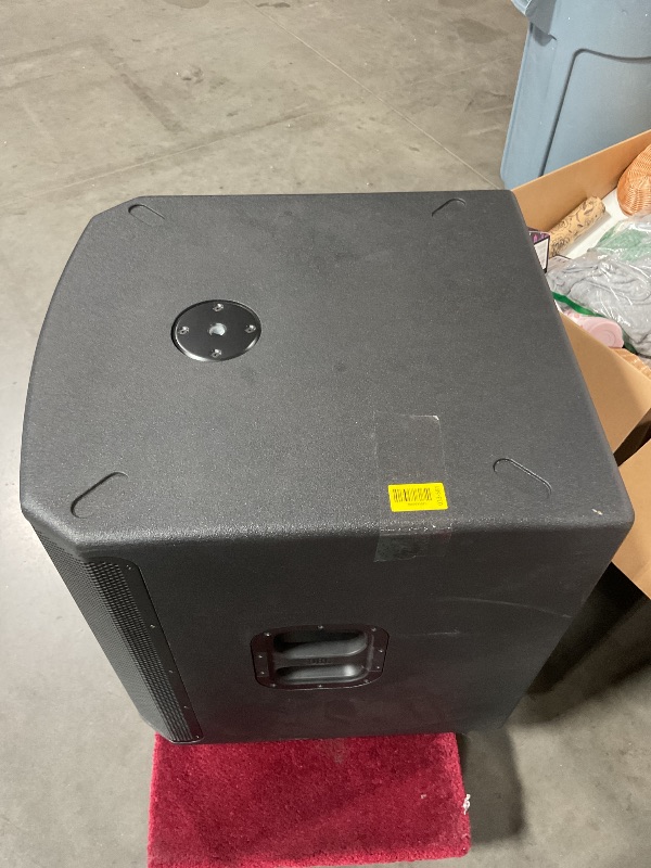 Photo 1 of JBL Professional PRX918XLF 18-Inch Powered Subwoofer, Portable PA, 2000 Watt, DSP, Parametric EQ, Bluetooth Low Energy (BLE), and APP Control, Black