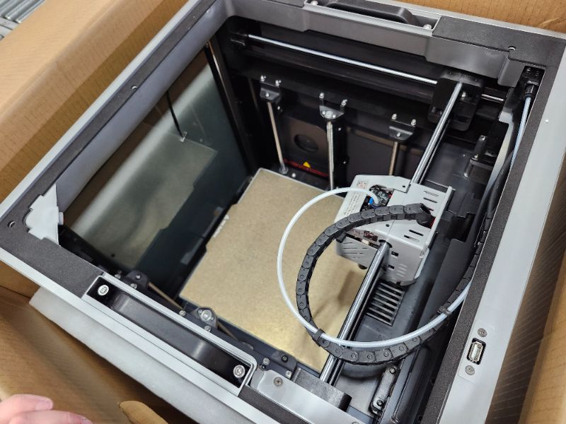 Photo 1 of ***parts only***
QIDI PLUS4 3D Printer, Max 600mm/s High-Speed Printing, 65? Chamber Heat, Fully Auto Leveling, 370°C Direct Extruder with Integrated Nozzle, Support PPS-CF Filaments, Large Print Size 12"x12"x11"