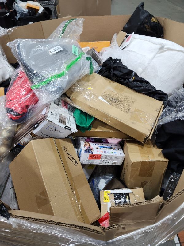 Photo 1 of 
Box Size: 6-Foot Pallet (Truck/Trailer Pickup Only) | Our largest variety offering, this 6-foot pallet includes approximately 300-400 items, just like those we auction individually. All items are uninspected and sourced from return centers, often with re