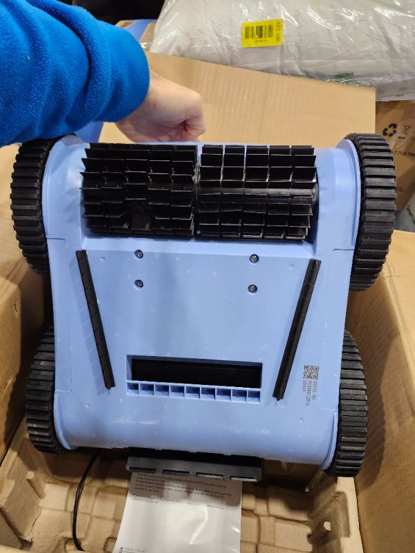 Photo 1 of (2025 New) Robotic Pool Vacuum, Robotic Pool Cleaner for Inground Pools, Pool Robot with Smart Navigation, Floor/Wall/Waterline Cleaning, 180 Mins Runtime for Pool Up to 2100 Sq.ft