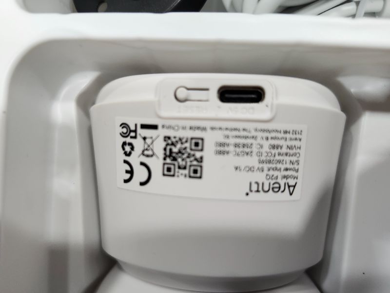 Photo 1 of ***********ONLY 1 CAMERA WORKS************
ARENTI 5G Indoor Security Camera, 4MP Pet Camera with Speaker for Dog/Cat, Baby Monitor with Phone App, Dual-Band WiFi, Auto Tracking, Super Night Vision, 2-Way Talk, Cloud & SD Card Storage(P2Q 2PC)