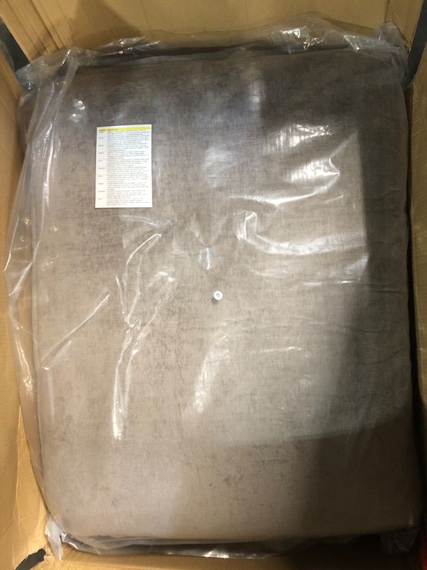 View 2 of **************INCOMPLETE ITEM, THIS IS ONLY BOX #2 OUT OF 3 TOTAL***********
118 in. Chenille Flared Arm L-Shaped Deluxe Pillow-Styled Modular Sectional Sofa in Paris Gray with Ottoman