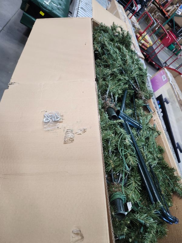 Photo 1 of ***Lights nonfunctional ***
Puleo International 9ft Pre-Lit Slim Fraser Christmas Tree with 800 Clear Lights, 2093 Realistic Dense Branch Tips, Easy Setup Artificial Trees with Sturdy Metal Stand