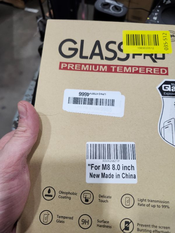 Photo 1 of [2 Pack] Lnuyefn Screen Protector for Lenovo Tab M8 Gen 4th 2023 Gen 3 2022 Tab M8 HD LTE 2021/Tab M8 HD/Smart Tab M8/Tab M8 FHD 2019, Tempered Glass Film Guard for M8 8 Inch 9H Hardness, Bubble-free