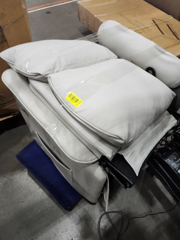 Photo 1 of *************MOTOR DOESNT WORK*****************
Liftsync Recliner Chair?Electric Adjustable PU Leather Recliner with Remote Control and Padded Backrest,Recliner Single Sofa Seat with Thick Seat Cushion for Living Room Bedroom Home Theater (Beige)