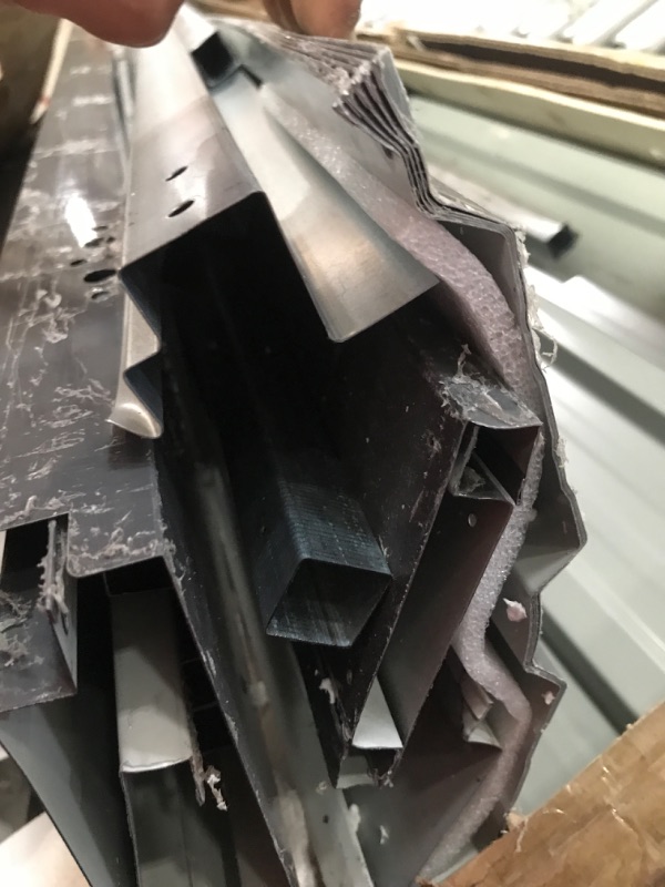 Photo 1 of ***PARTS ONLY** DWVO 9.1' x 4.2' Outdoor Storage Shed, Large Metal Tool Sheds, Heavy Duty Storage House with Lockable Doors & Air Vent for Backyard Patio Lawn to Store Bikes, Tools, Lawnmowers, Dark Gray