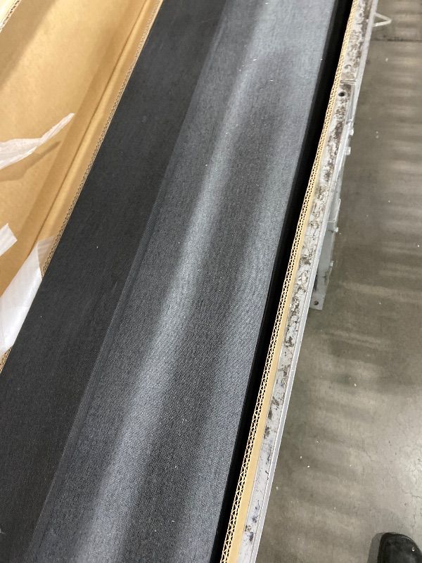 Photo 1 of ***BOX 2 OF 2 ONLY***FAVSH Full Size Upholstered Platform Bed with Trundle & 2 Drawers and 1 Sets of USB, Linen Fabric Full and Twin Double Bed w/LED Lights with APP for Bedroom,Dark Gray