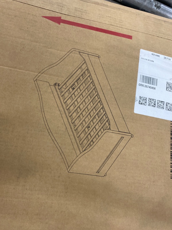 Photo 1 of ***PARTIAL SET. MISSING BOX 2/2*** TWIN BED BEIGE/LIT 