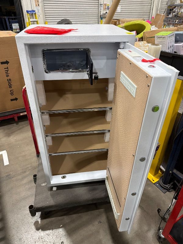 Photo 1 of ?US STOCK?TIGERKING 11.5 Cubic Feet Extra Large Heavy Duty Safe Box, Home Safe with Double Safety Key Lock and Separate Lock Box, Digital safe with 3 Removable Shelf for Home Hotel Office,180lbs