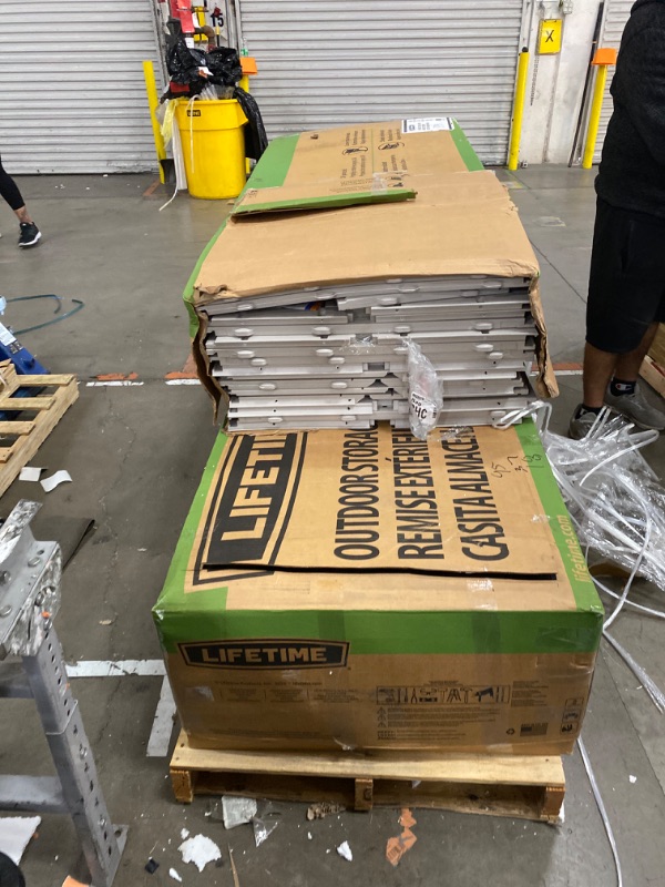 Photo 1 of ** UNKNOWN OF MISSING PARTS OR BOXES ***Lifetime 6446 Outdoor Storage Shed, 8 x 15 Foot, Desert Sand