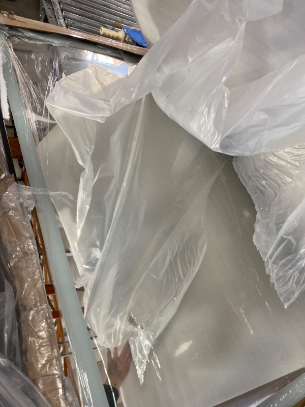 Photo 1 of Amorho 60" X36" LED Bathroom Mirror Framed, Front Light and Backlit, Stepless Dimmable, Anti-Fog, Shatter-Proof, Memory, 3 Colors, Double LED Vanity Mirror