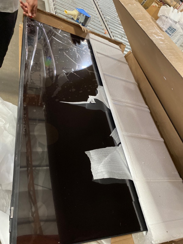 Photo 1 of ** MAJOR DAMAGE TO SCREEN ***Samsung 55-Inch Class Crystal UHD U8000F 4K Smart TV (2025 Model) Endless Free Content, Crystal Processor 4K, MetalStream Design, Knox Security, Compatible with Alexa