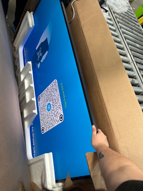 Photo 1 of ** POWERS ON ***Samsung 65-Inch Class The Frame Pro LS03FW 4K Neo QLED Mini LED Smart TV (2025 Model) Slim Fit Wall Mount, Modern Frame Design, Wireless One Connect, NQ4 AI Gen3 Processor, Art Mode, Alexa Built-in