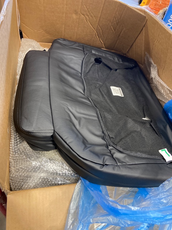 Photo 1 of **box-d-L only**
**INCOMPLETE SET**
LUCKLIFE Leather Recliner Sofa Set with Manual Recliners,Living Room Furniture Set with Reclining Couch,Loveseat and Armchair,Living Room Chair with Cup Holders,Black (3+2)