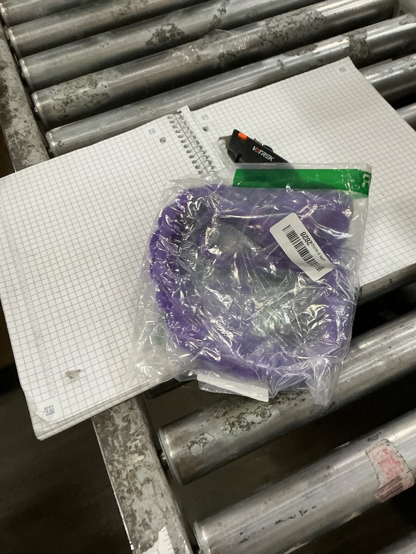 Photo 1 of 1 24 inch Synthetic Braiding Hair Extensions, Purple Pre-Stretched Braiding Hair for Girls for Box Braids, Halloween Cosplay Party