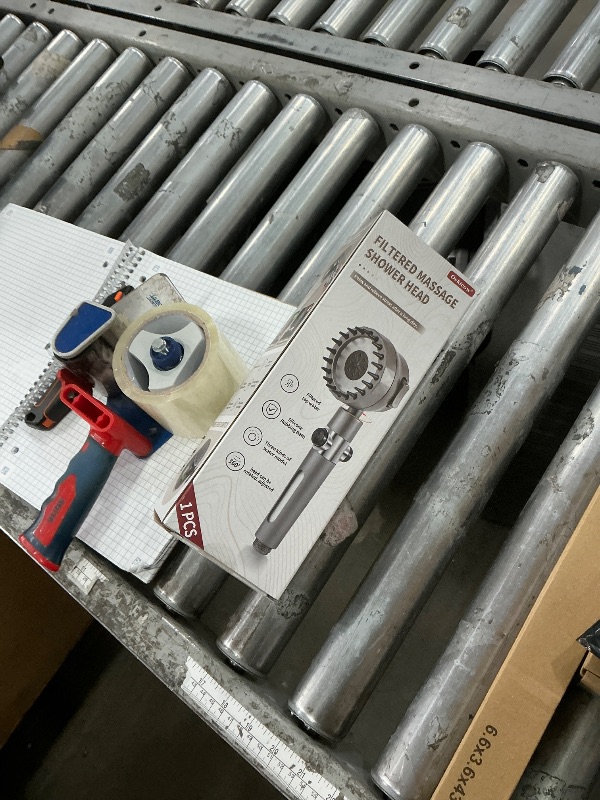 Photo 1 of Ion Drops Filtered Shower Head with Handheld, High Pressure Water Flow Showerhead, with Shower Head Filter for Hard Water Boosting, with ON/OFF Switch and Rotatable Head