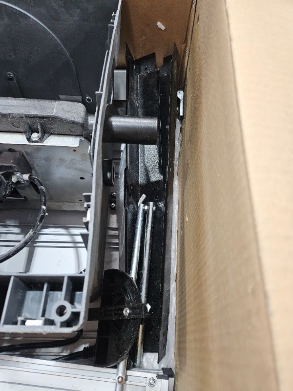 Photo 1 of 10 Inch Table Saw with Stand, 15 Amp 5000RPM Portable Table Saw, 90°Cross Cut & 0-45°Bevel Cut, Adjustable Depth, Multifunctional Saw for Woodworking, Metal, Plastic, Grey