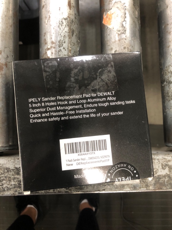 Photo 1 of 1 Pack Sander Replacement Pad for Dewalt, 5-Inch 8 Holes Hook and Loop Aluminum Alloy Orbital Sander Replacement Pad for DWE6421/6421K, DWE6423/6423K, DCW210B, DWE64233, N329079