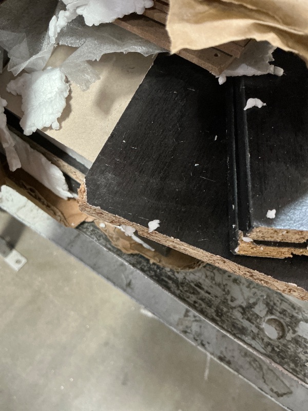 Photo 1 of 3 Column Tall Media Storage Cabinet, Black Storage Cabinet, Display Cabinet, Multimedia Storage Organizer for CDs, DVDs, Blu-rays with