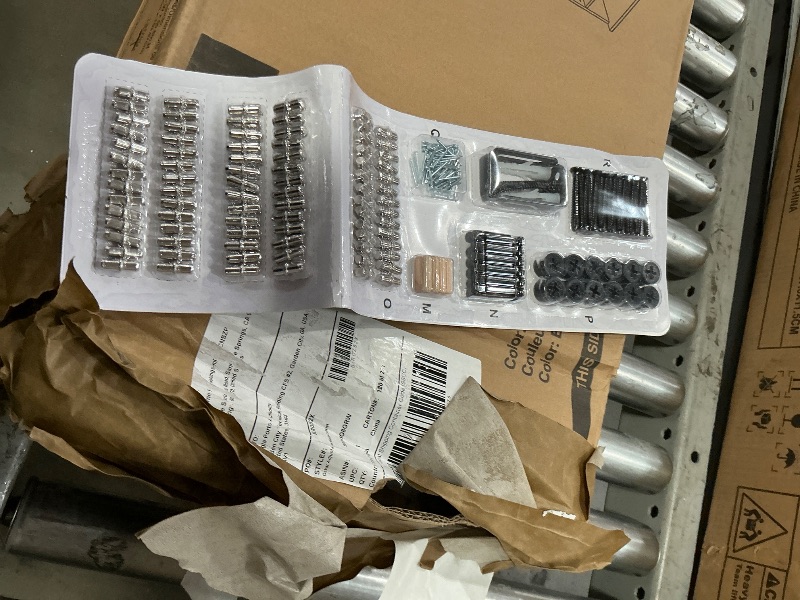 Photo 1 of 3 Column Tall Media Storage Cabinet, Black Storage Cabinet, Display Cabinet, Multimedia Storage Organizer for CDs, DVDs, Blu-rays with