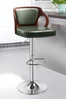 Photo 1 of Albinus Swivel Upholstered Adjustable Height Counter Stool