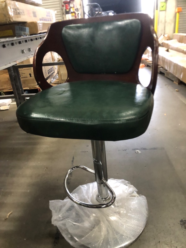 Photo 1 of Albinus Swivel Upholstered Adjustable Height Counter Stool