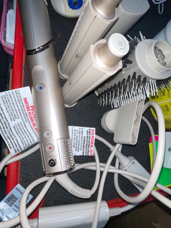 Photo 1 of Shark HD430 FlexStyle Air Styling & Drying System, Powerful Hair Dryer Brush & Multi-Styler with Auto-Wrap Curlers, Paddle Brush, Oval Brush, Concentrator Attachment, Stone