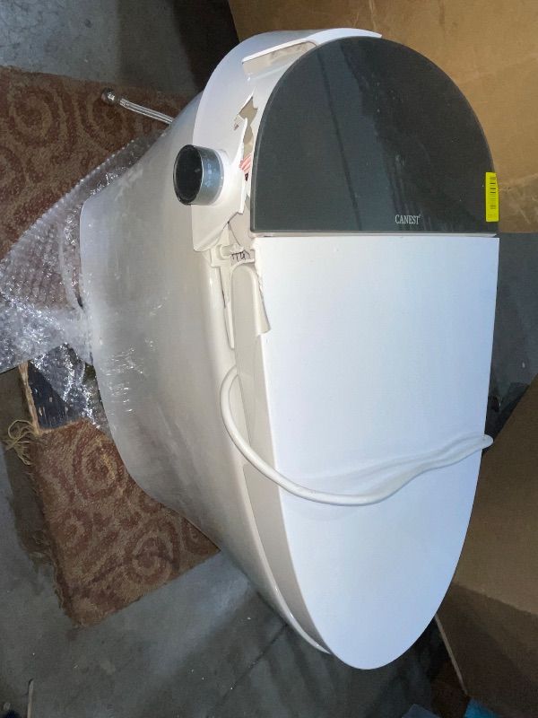 Photo 1 of *SEE PHOTOS PLEASE* CANEST Smart Toilet, Smart Toilet with Bidet Built in, Pump-assisted Flush, Foot Sensor Operation, Warm Water, Heated Seat, Air Dryer, Digital Display (TC-100GE)