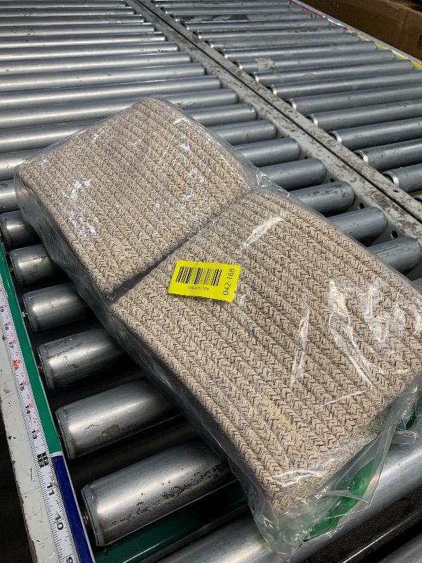 View 2 of ***MISSING ITEM - SEE NOTES***Degeyoyo 3 Pack Cube Storage Bin, 9”x9”x7” Cotton Rope Woven Baskets for Organizing Toys Clothes Towels, Square Gift Storage Baskets for Shelves, Nursery, Closet, Bathroom, Pantry (Jute)