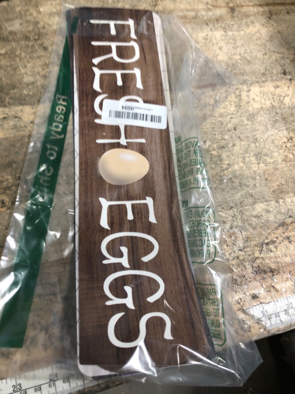 Photo 1 of **PARTIAL SET/ MISSING PIECES*** 10Pcs Farmers Market Directional Sign Fresh Produce Sign with 20Pcs Glue Market Theme for Party Decor Outdoors Business Supplies Not Include Wooden Stakes