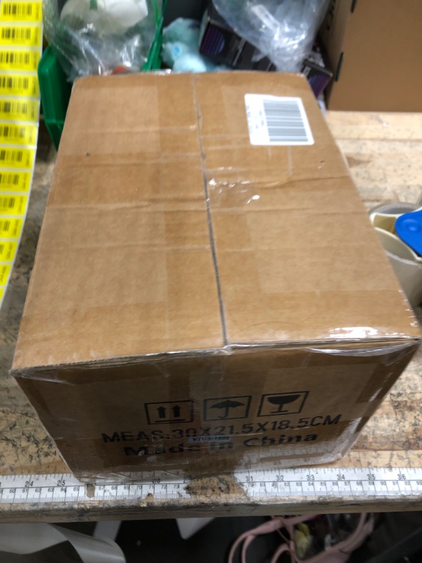 Photo 1 of ***(MAJOR DAMAGE/ SEE NOTES FOR DETAILS)***LVYUAN Voltage Converter Transformer 1500 Watt Step Up/Down Convert from 110V-120V to 220V-240Vt and from 220V-240V to 110V-120V with 2 US outlets, 2 Universal outlets, Resettable Circuit Breaker