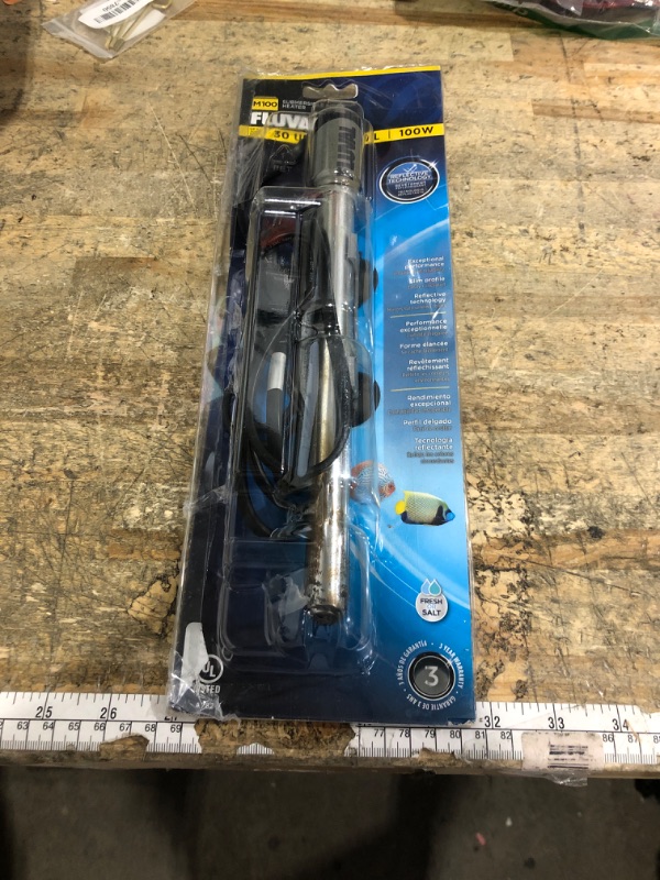 Photo 1 of (heavy use) Fluval M 100-Watt Submersible Aquarium Heater – Compact, High-Performance, Reliable Heating For Fresh & Saltwater Tanks